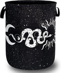 Funny Snakes Laundry Basket Oxford Cloth Sun Starry Sky Moon Laundry Hamper