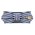 Creative Knitwear Montana State Bobcats Infant Girls Navy/White Striped Hair Knot Headband Embroidered Logo - Size Newborn - 4T