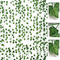 Fake Vines for Room Decor 12 Pack 87 FT Artificial Plant Ivy Backdrop Leaves for Aesthetic Home Bedroom Wall Wedding Party Office Patio Indoor Outdoor Garden Decorations