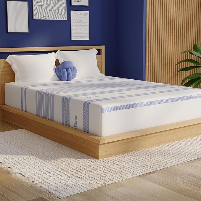 Vibe 12-Inch Gel Memory Foam Mattress | Bed in a Box, [Mattress Only], Twin XL (410263-1120)