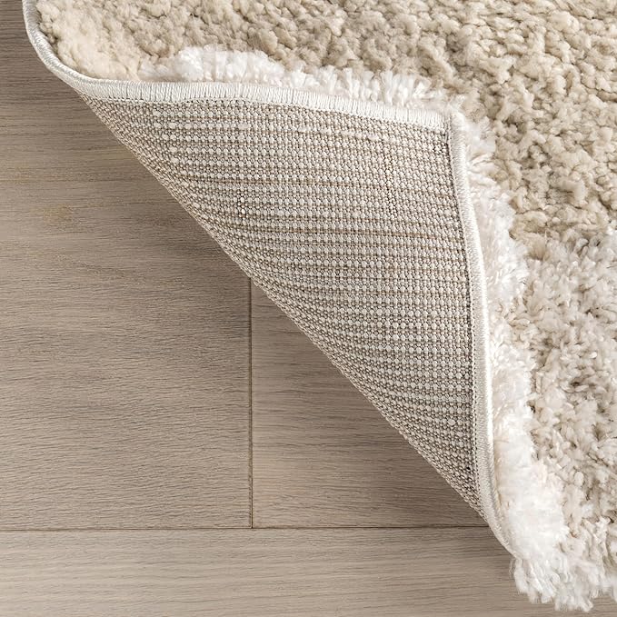 nuLOOM Gloria Abstract Shag Area Rug, 8x10, Beige
