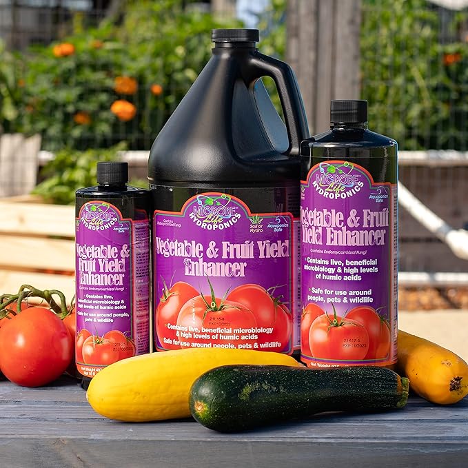 Microbe Life Hydroponics ML21346 Vegetable & Fruit Yield Enhancer, 32 oz