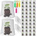 40 Pcs 9 inch Chicken Wire Plant Covers Bulk,Wire Garden Cloches Chicken Wire Cloche Plant Protector Metal Heavy Duty Garden Plant Cloche for Keeping Bunnies Chicken Squirrels Birds Other Out