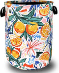 Tropical Fruit Orange Laundry Hamper Summer Colorful Laundry Basket