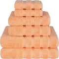American Soft Linen Luxury 6 Piece Towel Set, 2 Bath Towels 2 Hand Towel 2