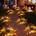 Cooo 2 Pack Solar Pathway Lights & Solar Lanterns Outdoor Waterproof Landscape Path Lights Christmas Lights Gifts for Women Mom Grandma for Garden Yard Patio Backyard Porch Decor- Rose Gold Sunflower