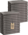 Basic Hand Towels 16x26 Inches – Bulk Pack of 24 – Grey Color – Soft and