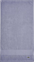 Lacoste Heritage 100% Supima Cotton Hand Towel, Light Denim, Premium Super Soft