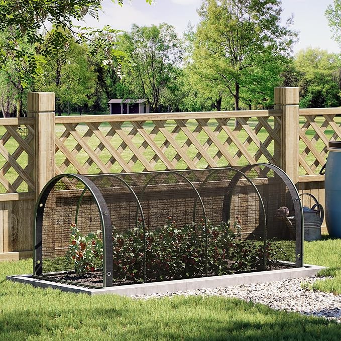 50% Shade Cloth for Garden, Customizing Outdoor Sun Shade Netting with Reinforced Grommets, Pergola Shade Cover Mesh Tarp for Plants Patio Greenhouse Chicken Coop, 4x14 FT, Black