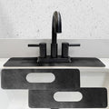 Faucet Mat Bathroom Sink Oval-Hole : AHA HOMEWARE Diatomite Rubber Bathroom