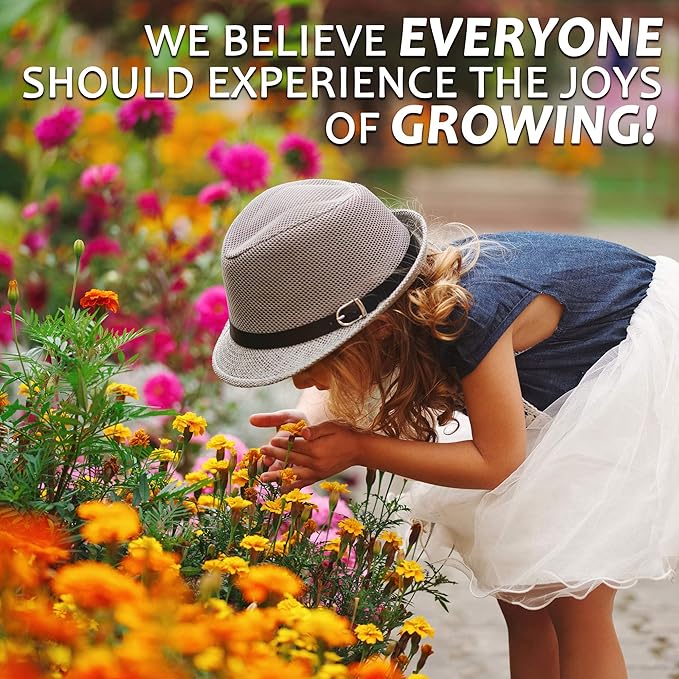 All Annual Wildflower Seeds Mix – 1 lb, 16,000+ Seeds – 21 Flower Varieties Including Poppy, Indian Blanket, Flax – Attracts Pollinators – Bulk Wildflower Seed for Planting