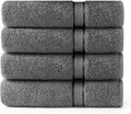 COTTON CRAFT - 4 Pack -Ultra Soft Oversized Extra Large Bath Towels 30x54